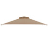 368 x 303CM Gazebo Replacement Top with Air Vent and Drainage Holes-Brown