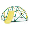 Geometric Dome Climber and Play Set with Slide for Outdoor-Green