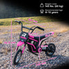 HOMCOM 24V Electric Motorbike with Twist Grip Throttle, Music, Horn, 12