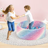 Glow in the Dark Round Ball Pool with 200 Colorful Ocean Balls-Macaron