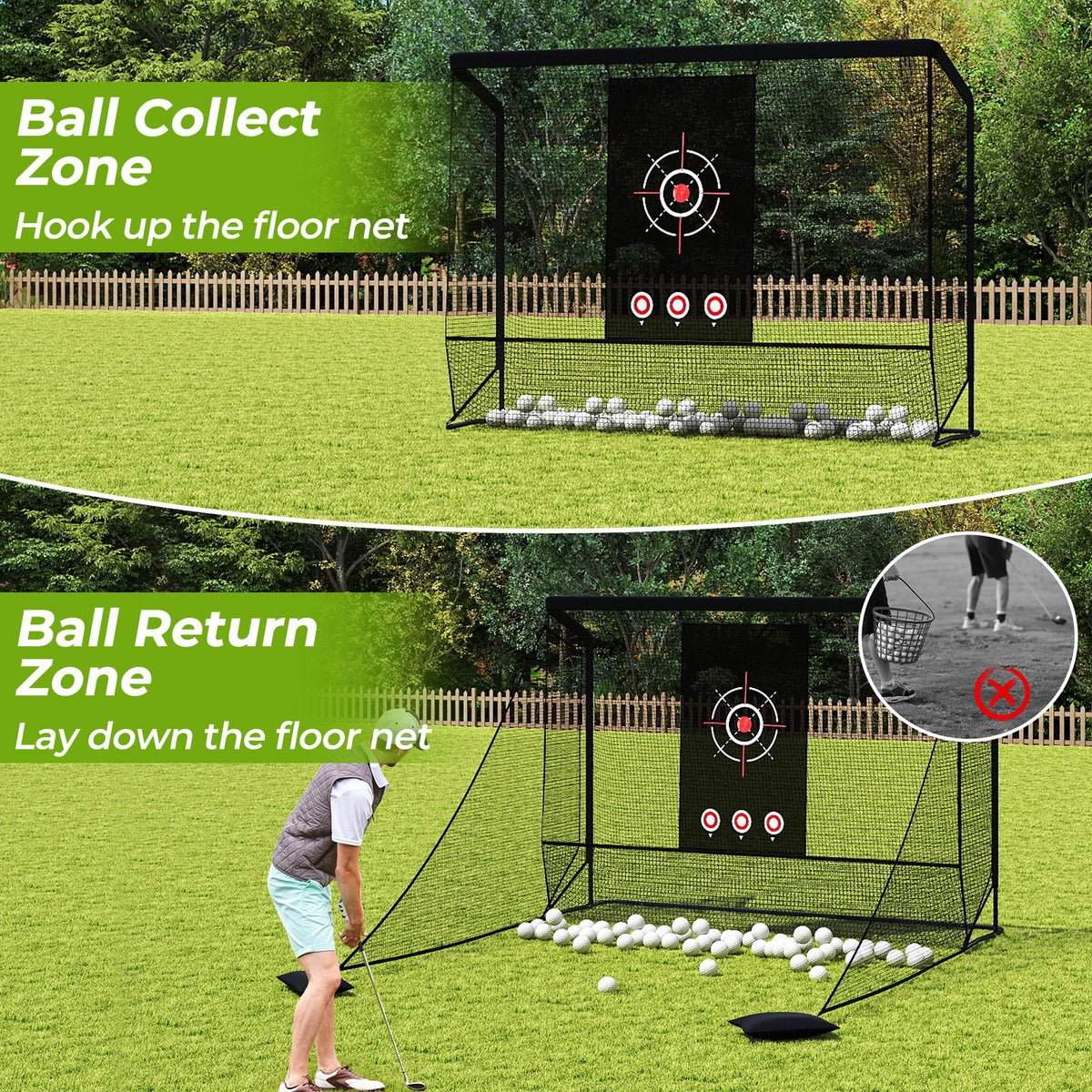 Golf Practice Hitting Net