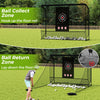 Golf Practice Hitting Net Golf Cage with Dual Side Barriers