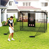 Golf Practice Hitting Net Golf Cage with Dual Side Barriers