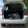Golf Push Pull Cart with Waterproof Bag and Foot Brake-Grey