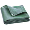 Outsunny 4 x 6m Waterproof Tarpaulin, 90GSM Tear-Resistant PE Tarp with Reinforced Grommets, UV Protected Cover