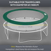 HOMCOM  Trampoline Safety Pad, 8 ft-Green