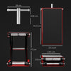 DURHAND 500KG Motorcycle Lift Scissor Jack, Height Adjustable Motorbike Stand with Anti-Slip Wide Deck, Heavy Duty Steel Motorbike Repair Lift Hoist Stand for Home Garage, Red