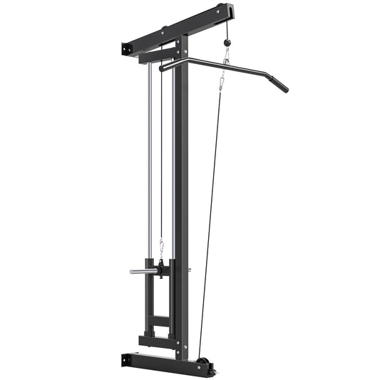 آلة سحب لات (Lat Pull Down) تثبت على الحائط من سبورت ناو (SPORTNOW)، آلة كيبل كروس أوفر (Crossover Cable) ببكرات علوية وسفلية لتمارين الجسم بالكامل في المنزل