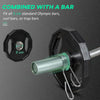 SPORTNOW Olympic Weight Plates Set, Metal and Rubber Bumper Plates Weights Discs with 2