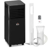 HOMCOM 5000 BTU 4-In-1 Portable Air Conditioner Unit Cooling Dehumidifying Ventilating  for Room up to 18mÂ², with Fan, Remote, 24H Timer, Window Mount Kit, R290, A Energy Efficiency