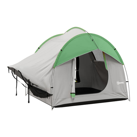 Outsunny SUV Car Tent in Grey and Green