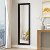 Full Body Mirror Wall Mounted Dressing Mirror for Bedroom-Black
