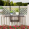 Hanging Foldable Table Floating Desk Planter with Holder