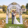 Heavy Duty Metal Arbor Trellis for Climbing Plants and Wedding Decoration