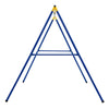 Heavy Duty Steel Swing Frame 1.8M Large A-Frame Swing Stand with Ground Stakes-Yellow