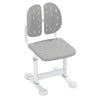 Height-adjustable Kid’s Desk Chair with Double Back Support and Breathable Seat-Grey