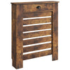 HOMCOM 95.5H x 78Wcm Radiator Cover, with Drawer - Rustic Brown