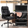 High Back Office Chair with Metal Base and Rocking Backrest