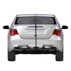 2-bike Hitch Mount Rack with Retractable Tire Cradles