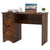 Home Office Writing Desk with 2 Drawers-Rustic Brown