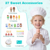 Honey Joy Kids Ice Cream Shop with 27 Accessories for Aged 3+-Blue