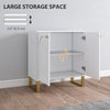HOMCOM 2-Door Sideboard Storage Cabinet - White