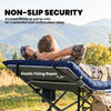 Outsunny Sleeping Mat, Foldable Camping Mattress Pad with Four Corner Elastic Straps, Dark Blue