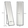 HOMCOM 150 x 40cm Full Length Mirror, with Adjustable Lights - Black