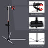 HOMCOM Bike Repair Stand Workstation, Bicycle Maintenance Workstand, Height Adjustable, with Tool Tray & 360 Rotating Adjustable Clamp for Home Mechanic Workshop