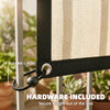 Outsunny Sun Shade Sail UV Protection Canopy with Stainless Steel Eyelets for Patio Garden 3 x 3.6 m Beige