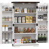 HOMCOM Multi-Storage Farmhouse Style Cabinet - White