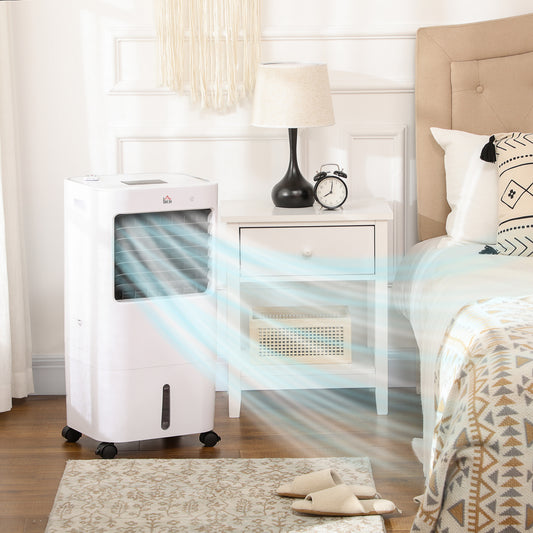 HOMCOM Air Cooler in White