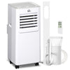 HOMCOM 7000 BTU Air Conditioning Unit, 3-in-1 Portable Air Conditioner, Dehumidifier, Cooling Fan with 2 Speeds, 24H Timer, Remote Control, LED Display, Window Venting Kit, 15mÂ²