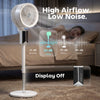 HOMCOM 20 dB Silent Standing Fan for Bedroom, 46