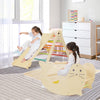 7-in-1 Indoor Wooden Foldable Climbing Toys for Toddlers-Multicolor