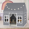 Indoor Kids Play Tent with Star Lights for Children Boys Girls Gift-Grey