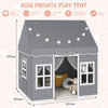 Indoor Kids Play Tent with Star Lights for Children Boys Girls Gift-Grey