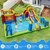 Inflatable Bounce House Kids Water Slide with Climbing Wall