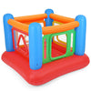 Inflatable Bounce House for Kids with Transparent Side Walls and Square/Triangle Openings-Blue