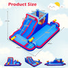 Inflatable Water Slide Park with Double Slides(without Blower)