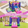 Inflatable Bounce Castle with Slide and Stakes