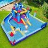 Rocket Theme Inflatable Water Slide Park with 2 Slides