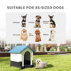 PawHut Outside Dog Kennel House, for Miniature Dogs, 64.5 x 57 x 66cm