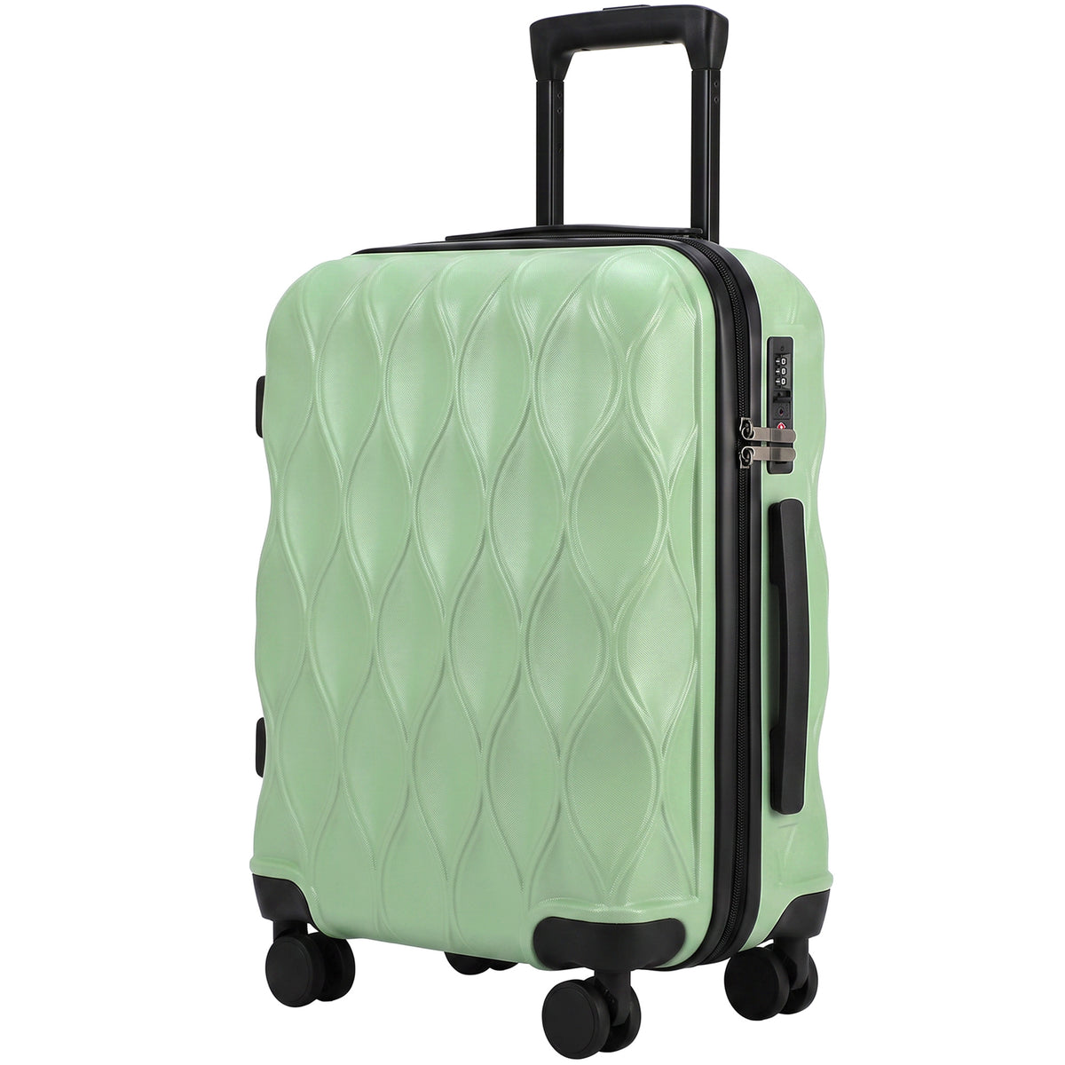 HOMCOM 20Inch Suitcase in Green