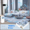 HOMCOM 7000 BTU Air Conditioning Unit, 3-in-1 Portable Air Conditioner, Dehumidifier, Cooling Fan with 2 Speeds, 24H Timer, Remote Control, Digital Display, Window Venting Kit, 26m_