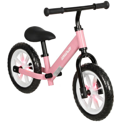 AIYAPLAY 11.2" Balance Bike for 2-5 Years in Pink
