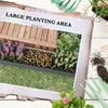 Outsunny 60 x 240cm Galvanised Steel Planter, with Open Bottom, Pack of 2