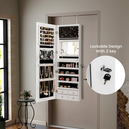 Multipurpose Storage Cabinet with 4 Drawers-White
