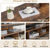 Wooden Cocktail Center Table with Storage Shelf for Living Room