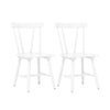 Set of 2 Windsor Chairs-White